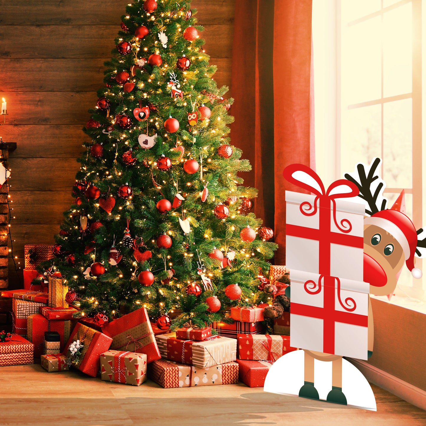 Reindeer Cardboard Cutout