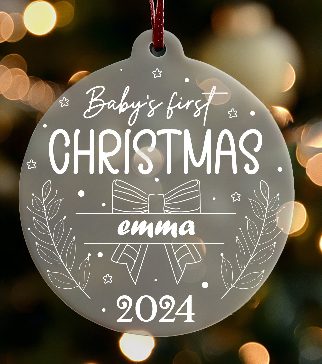 Personalised Christmas Baubles
