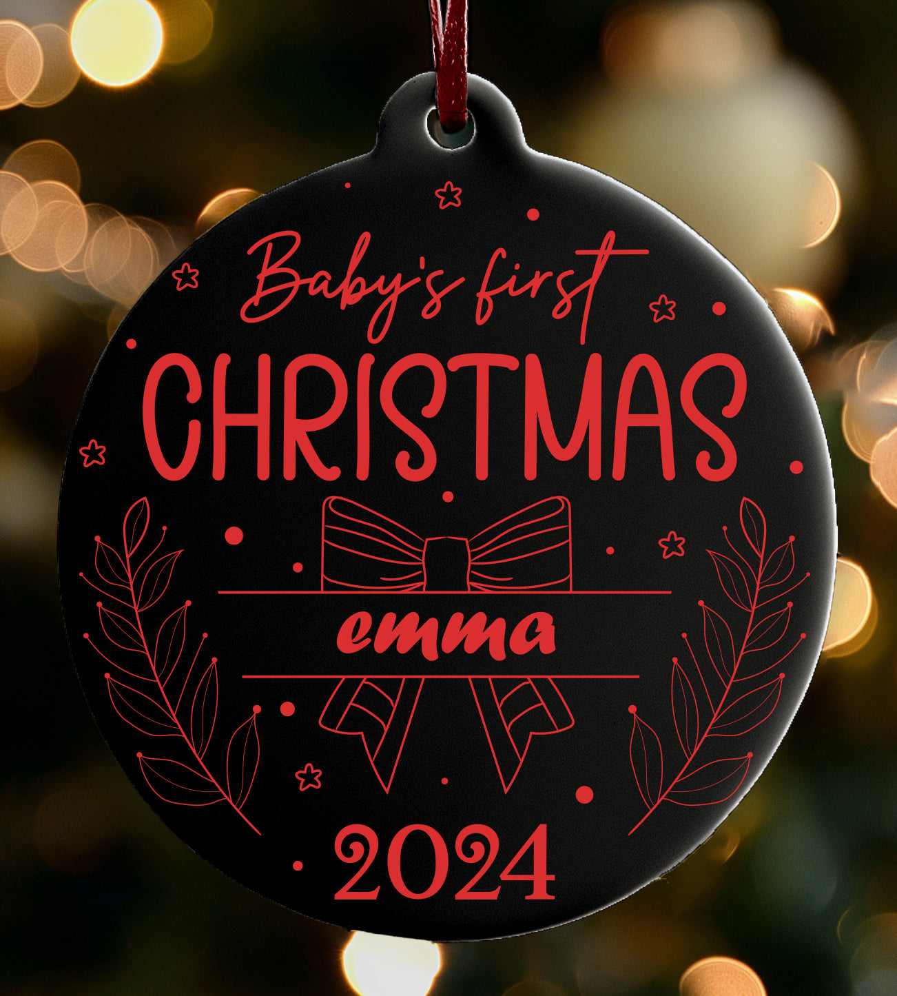Personalised Christmas Baubles