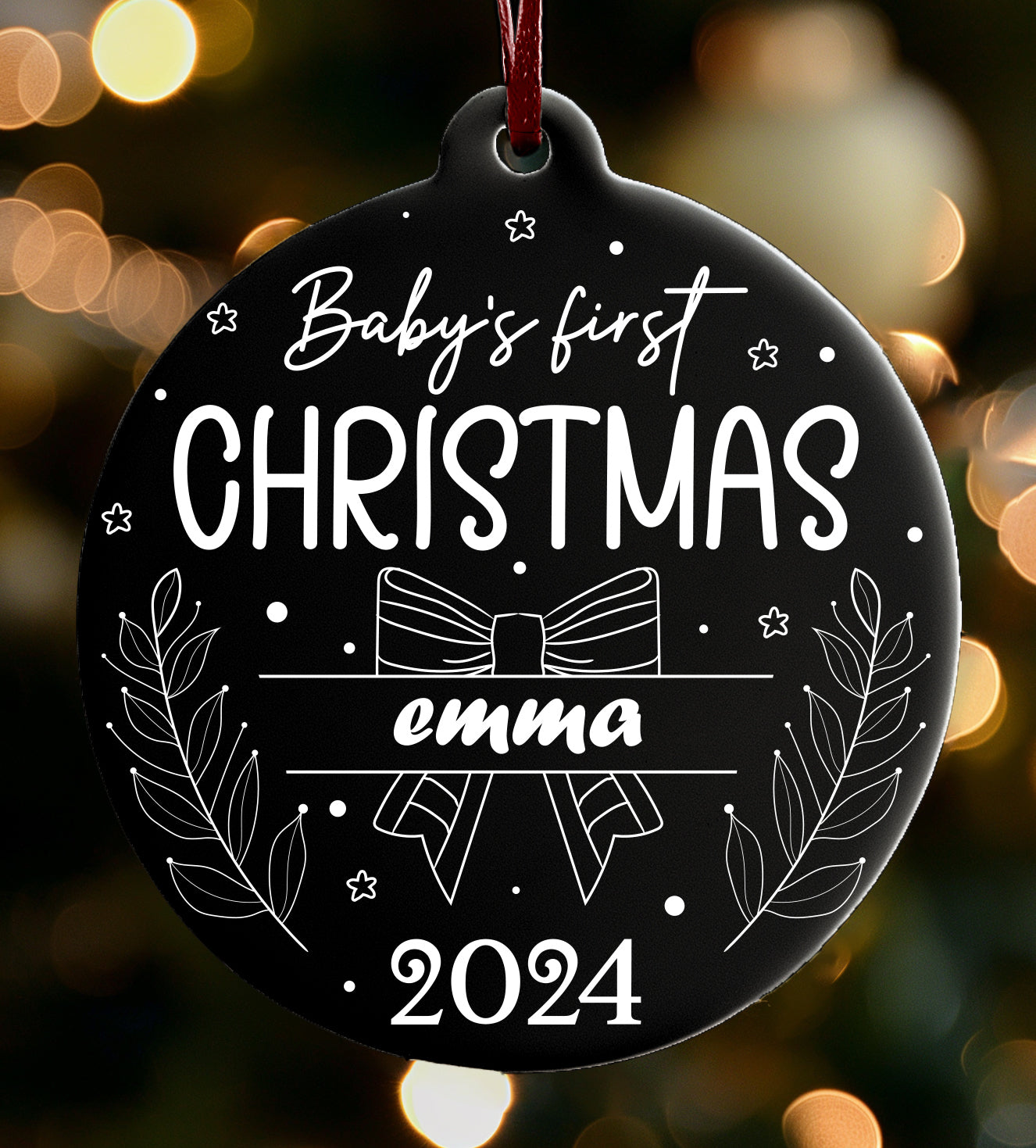 Personalised Christmas Baubles
