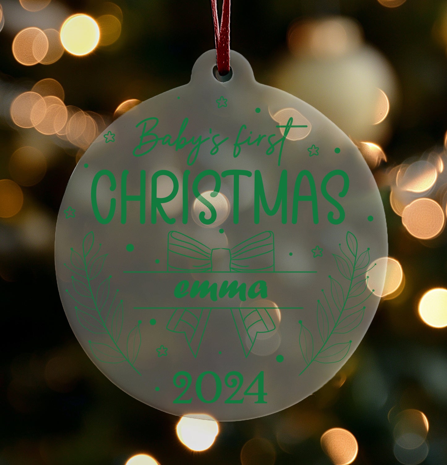 Personalised Christmas Baubles