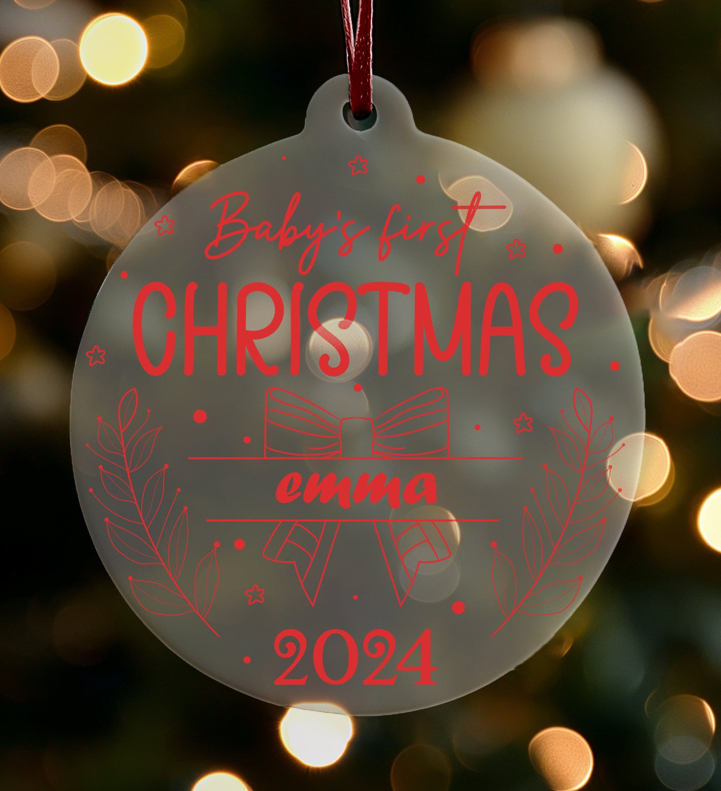 Personalised Christmas Baubles
