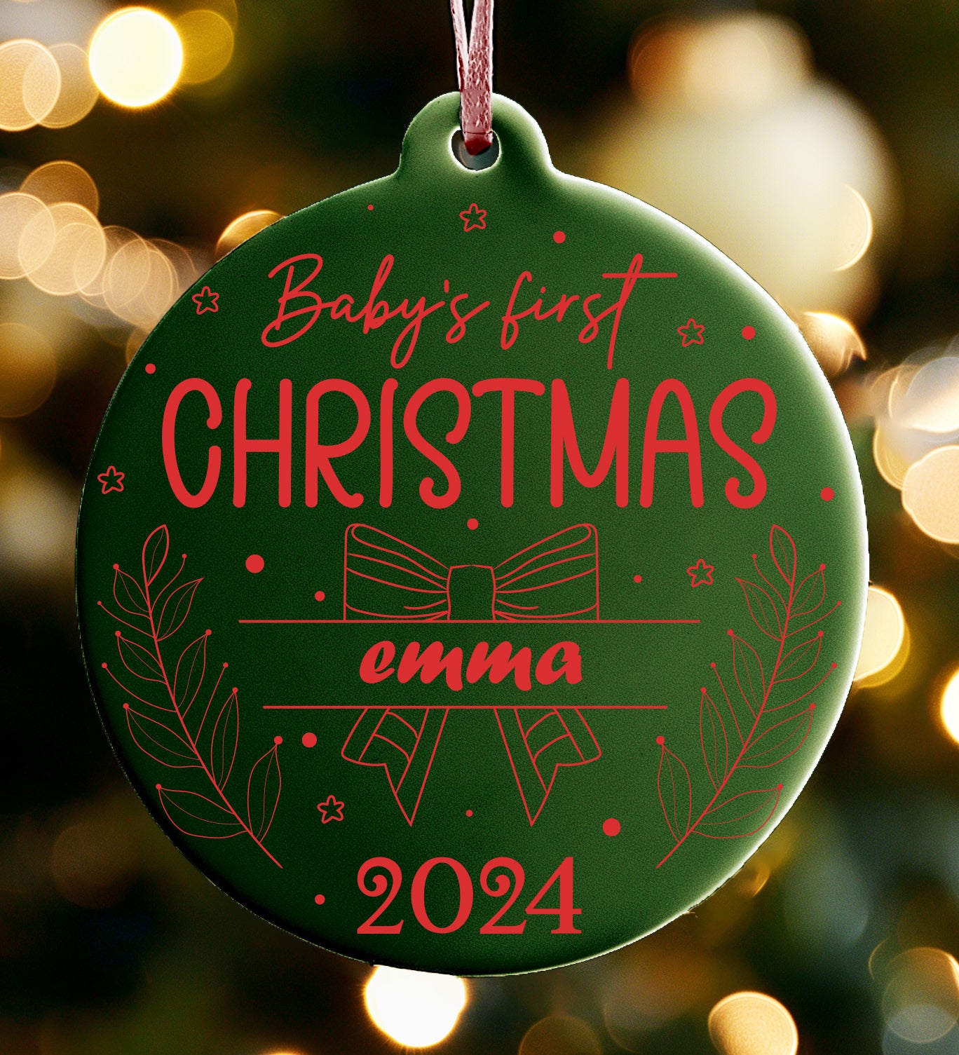 Personalised Christmas Baubles
