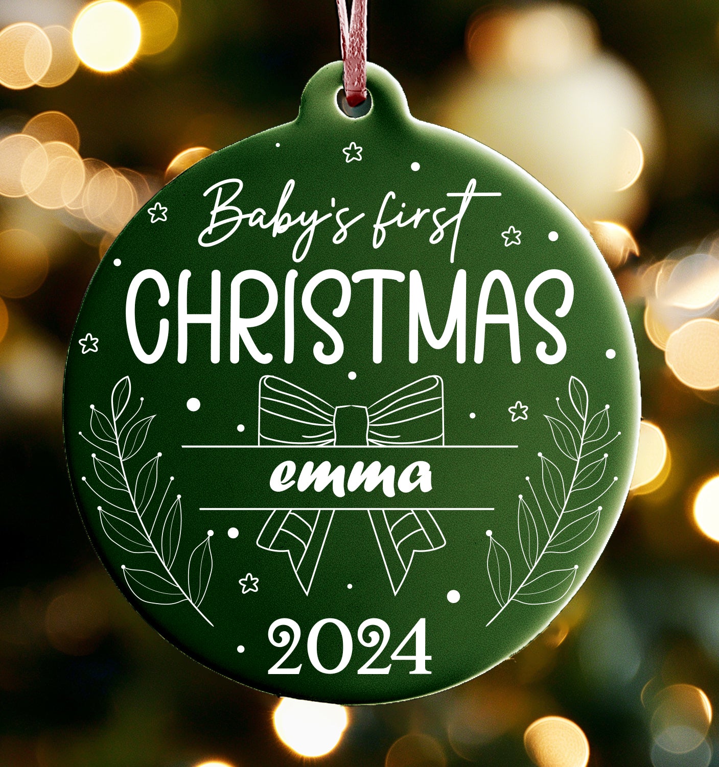 Personalised Christmas Baubles