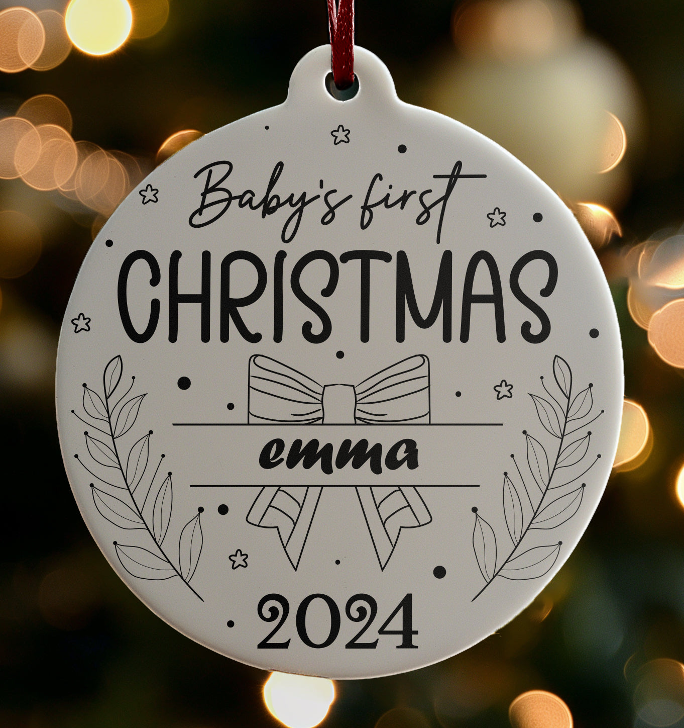 Personalised Christmas Baubles