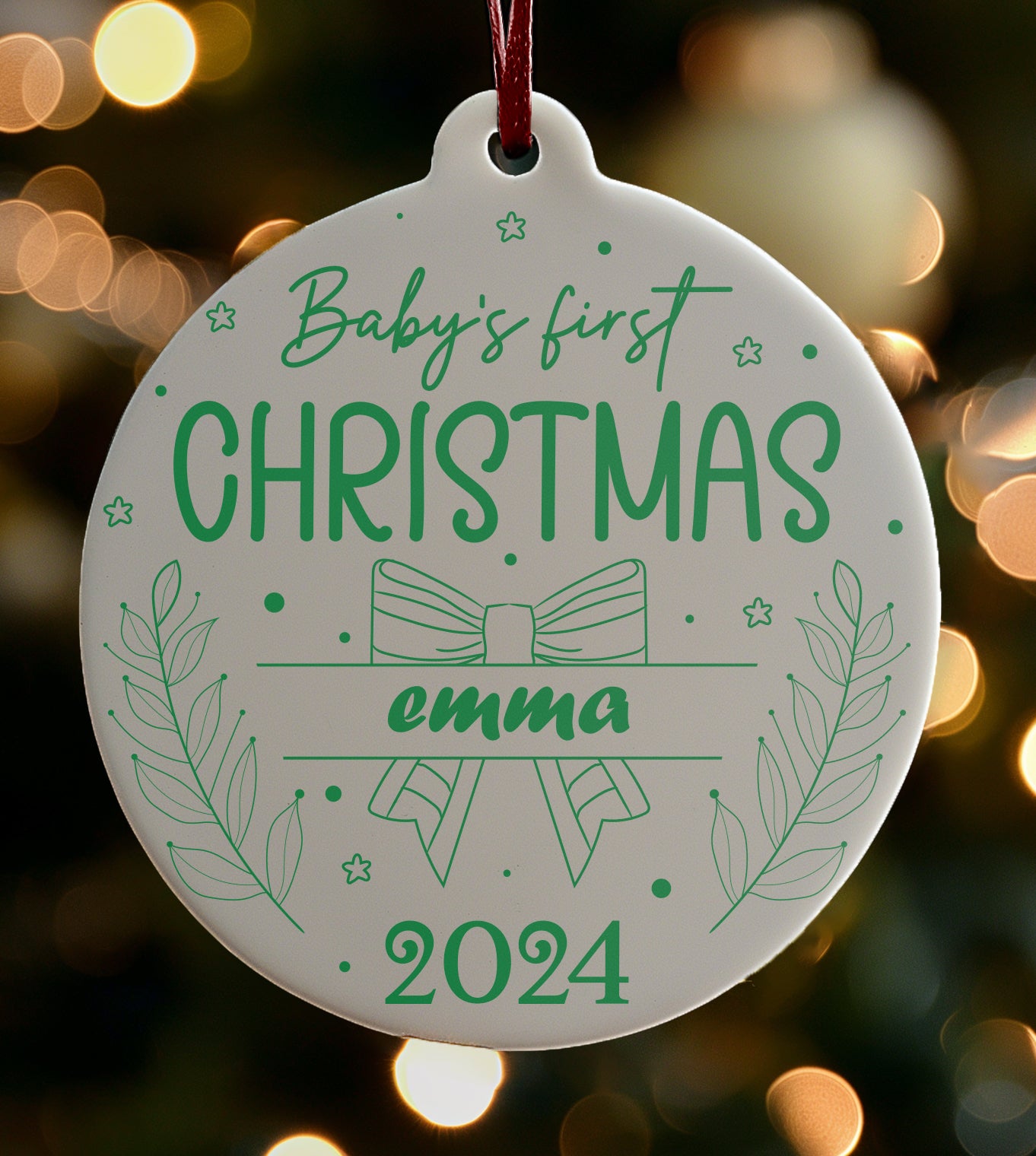 Personalised Christmas Baubles