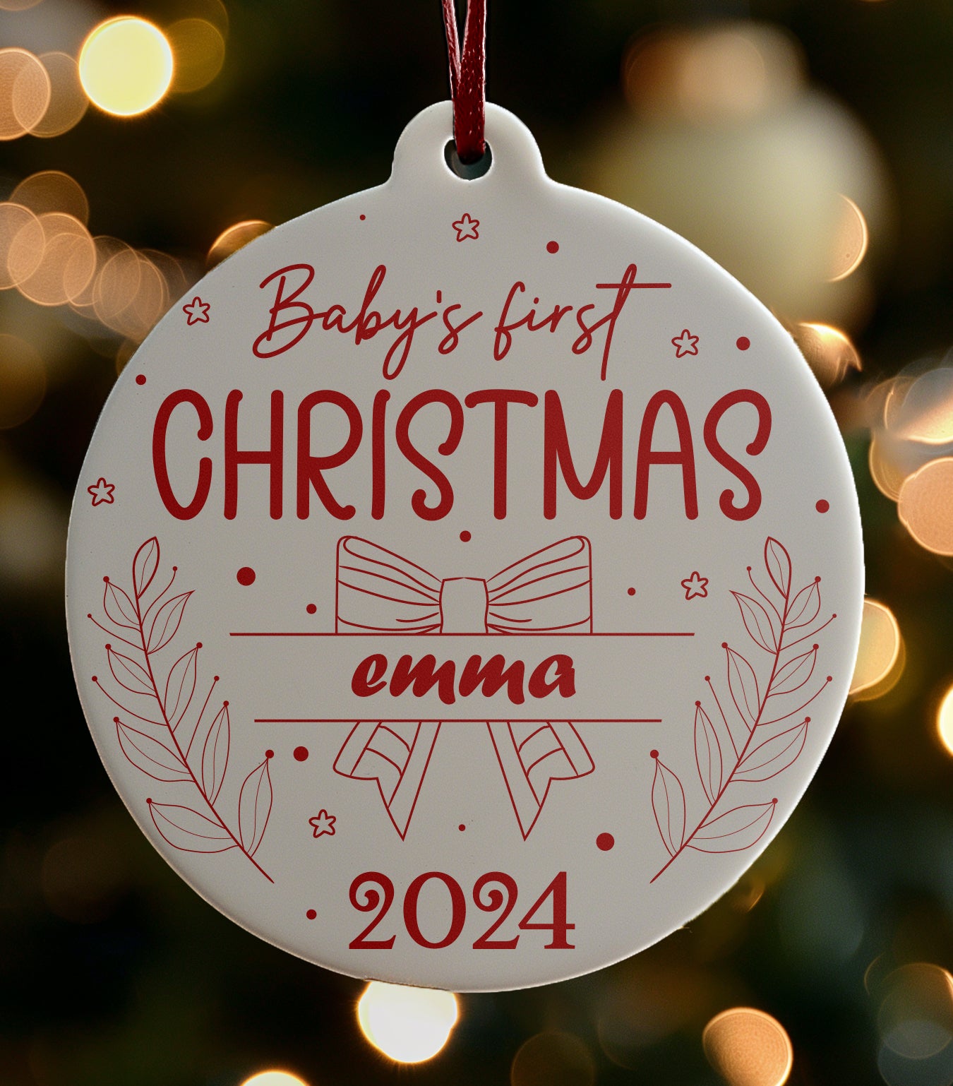 Personalised Christmas Baubles