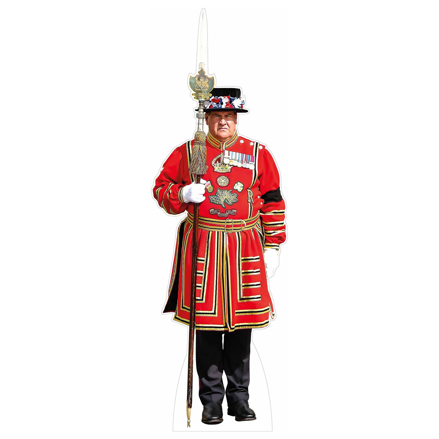 Beefeater with Lance Life Size Cardboard Cutout