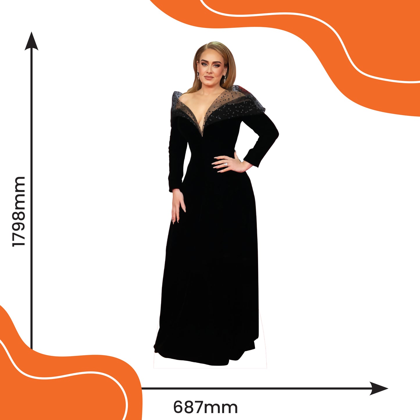 Adele Cardboard Cutout