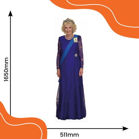 Camilla Dutches Blue Dress Life Size Cardboard Cutout