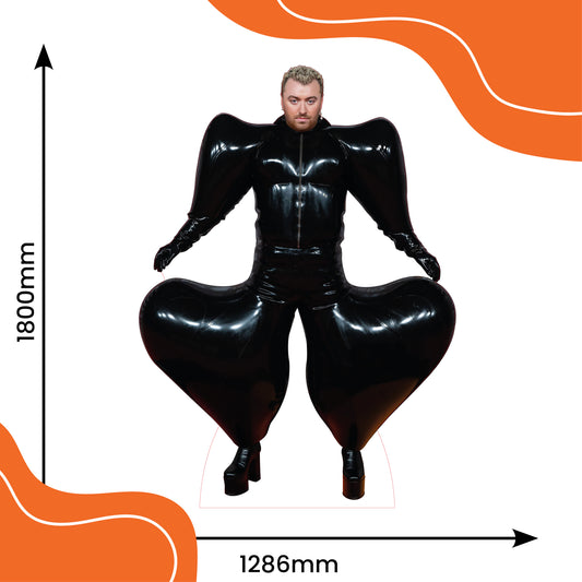 Sam Smith, Black Heart Suit Cardboard Cutout