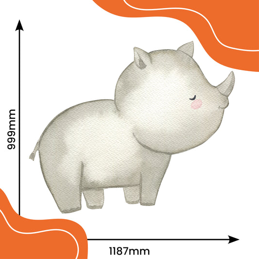 Rhino Cardboard Cutout