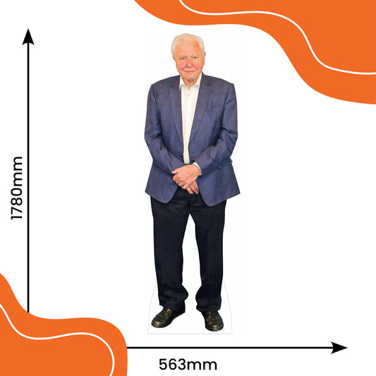 David Attenborough Lifesize Cardboard Cutout