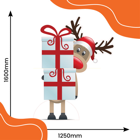 Reindeer Cardboard Cutout