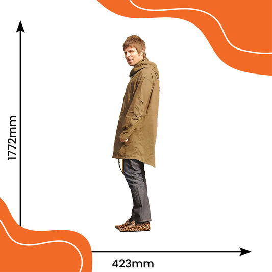 Liam Gallagher Leopard Shoes Life Size Cardboard Cutout