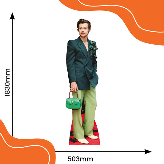 Harry Styles Green Suit Lifesize Cardboard Cutout