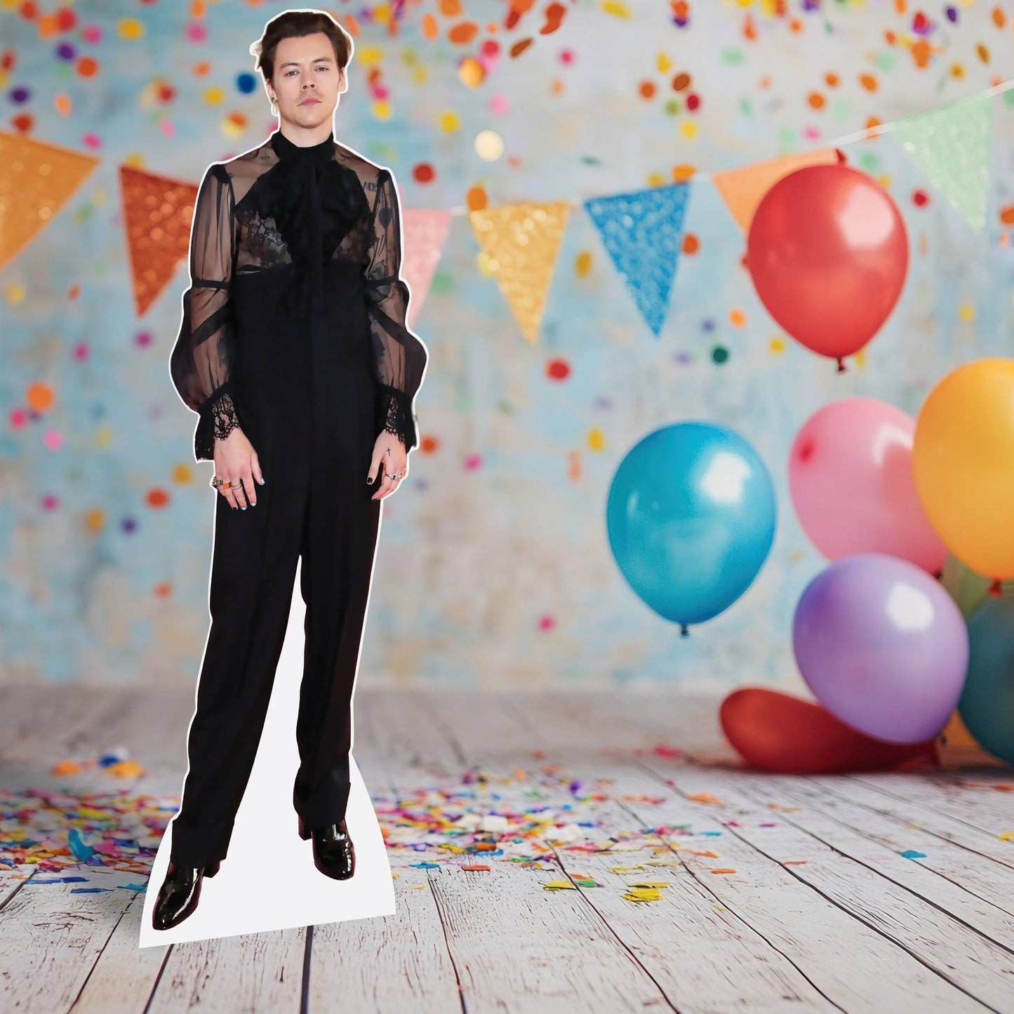 Harry Styles Mesh Top Lifesize Cardboard Cutout