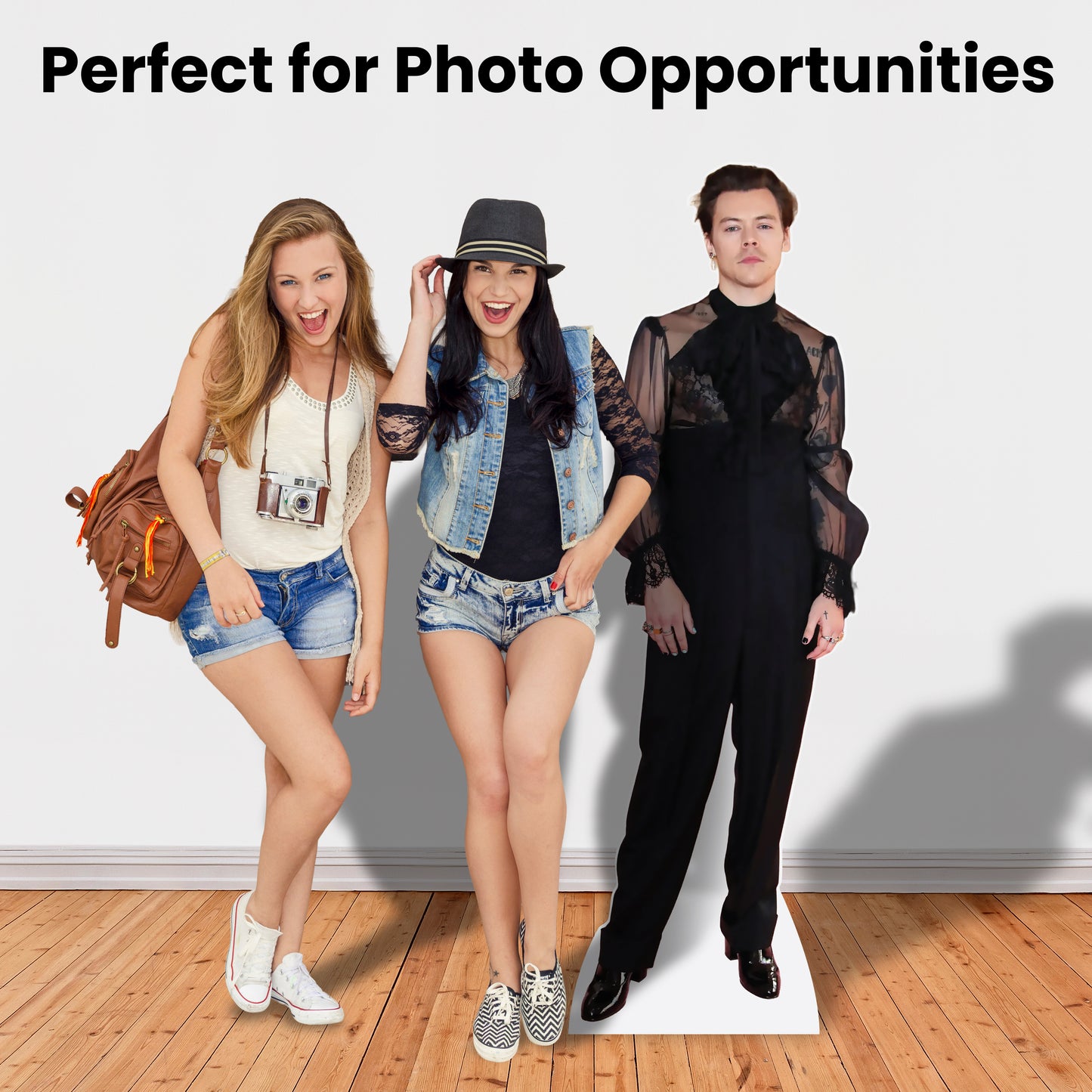 Harry Styles Mesh Top Lifesize Cardboard Cutout