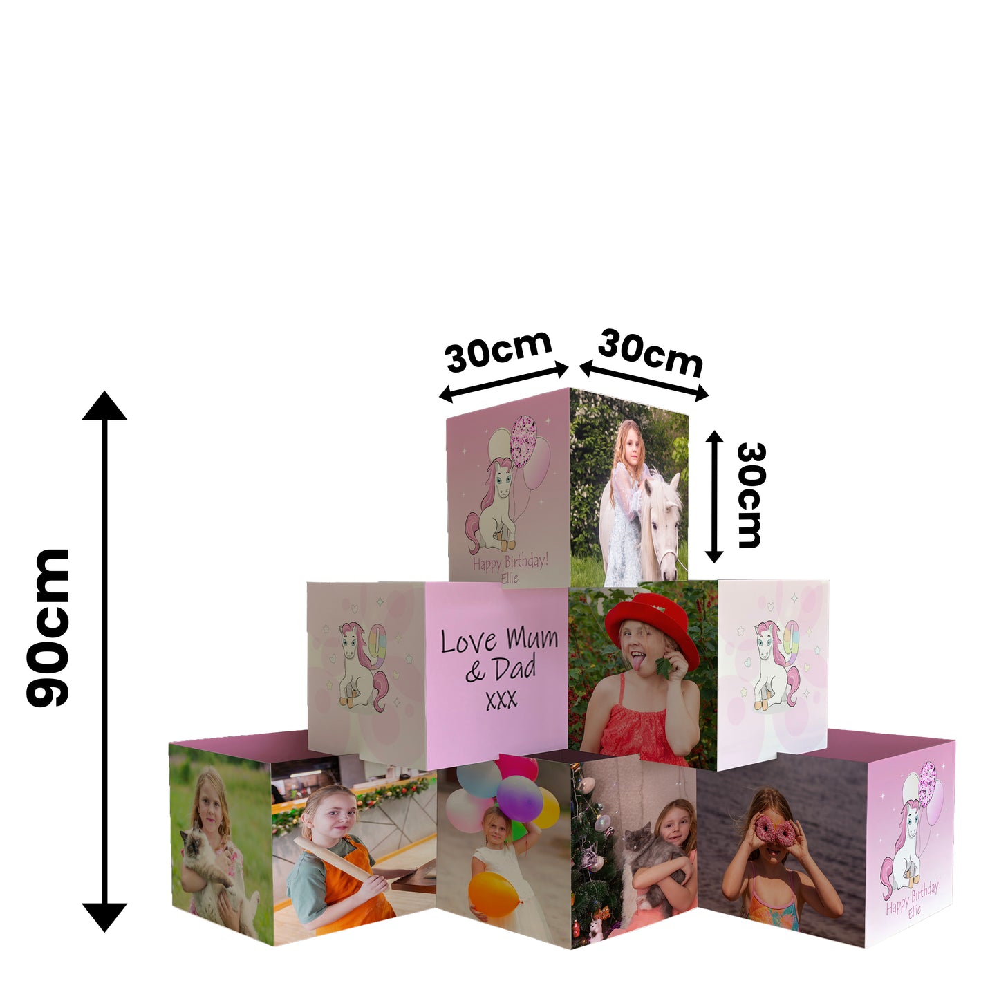Personalised Stackable Birthday Boxes
