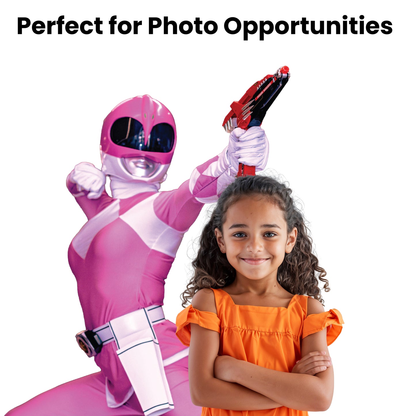 Pink Power Ranger Cardboard Cutout