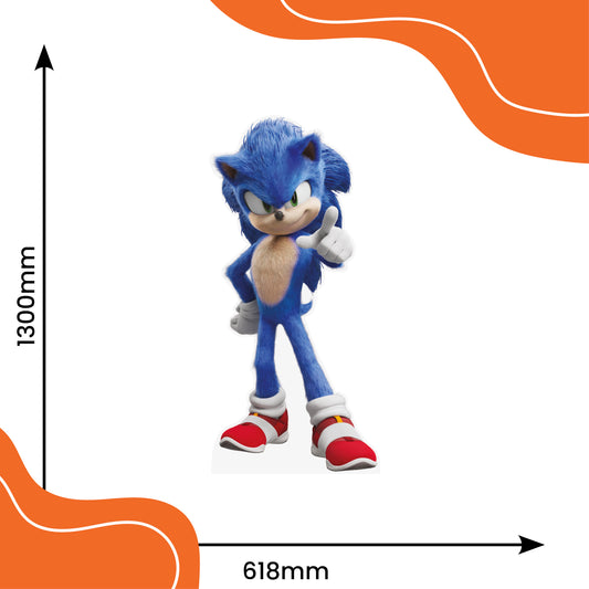 Sonic the Hedgehog Live Action Lifesize Cardboard Cutout