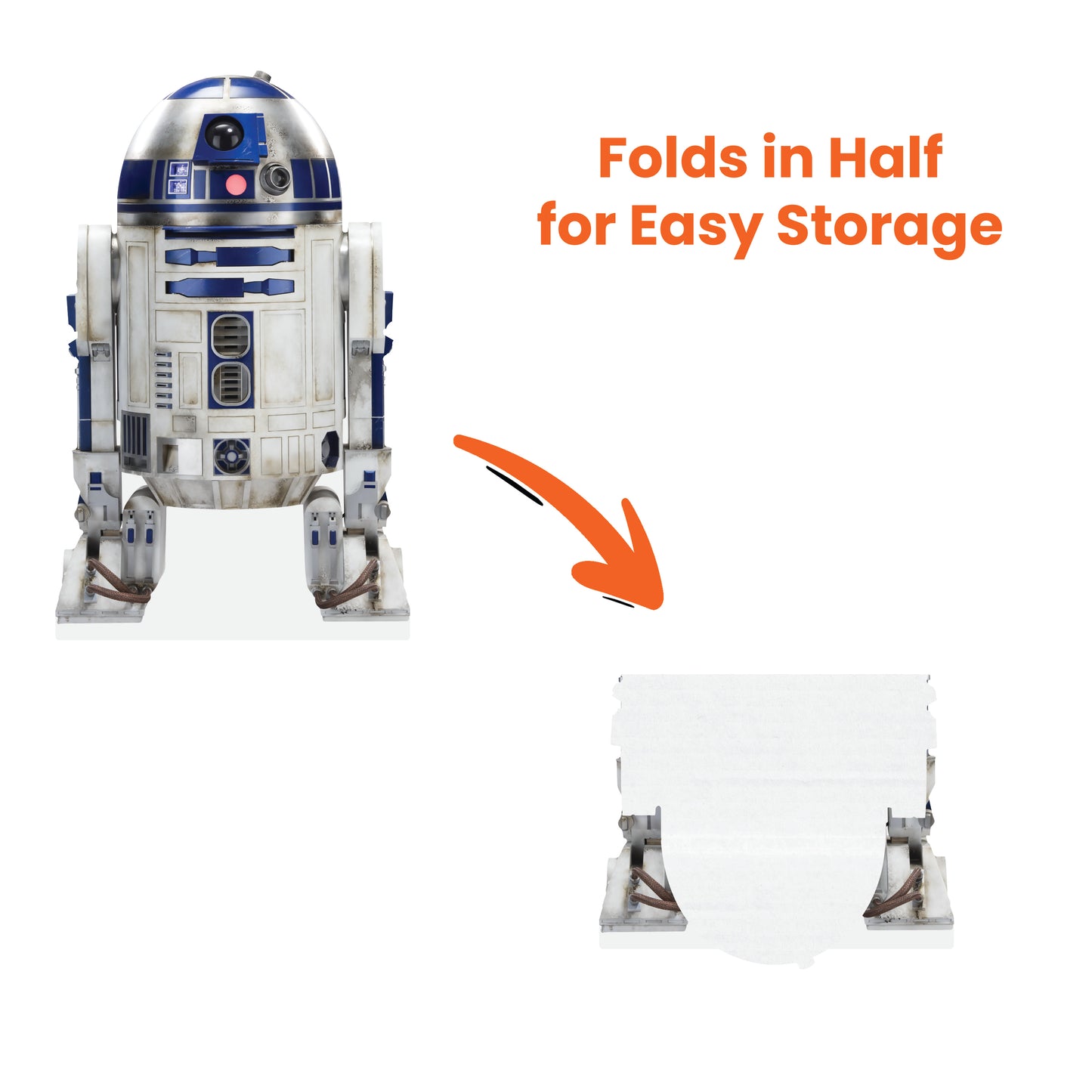 R2-D2 Star Wars Lifesize Cardboard Cutout