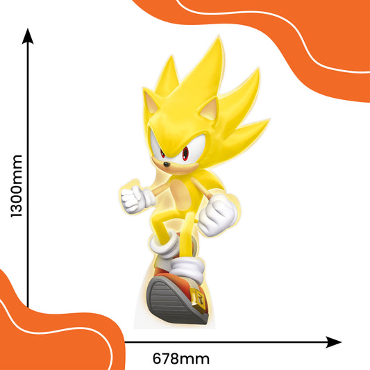 Super Sonic the Hedgehog Lifesize Cardboard Cutout