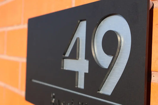 Personalised Door Number Plaques and House Name Plates | 300mm x 160mm