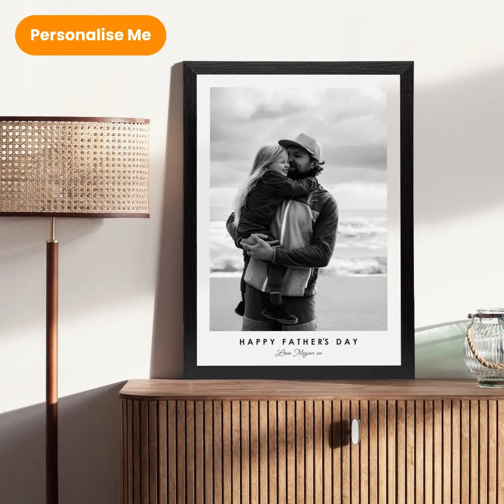 Personalised Father’s Day Photo Print with Quote