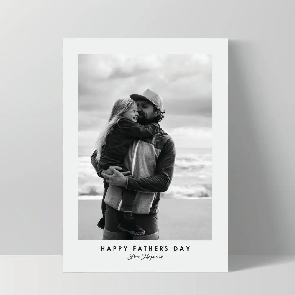 Personalised Father’s Day Photo Print with Quote