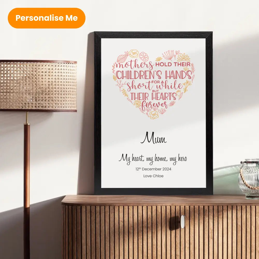 Personalised Mother’s Day Prints Framed Prints