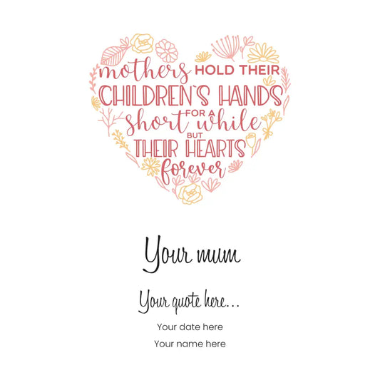 Personalised Mother’s Day Prints Framed Prints