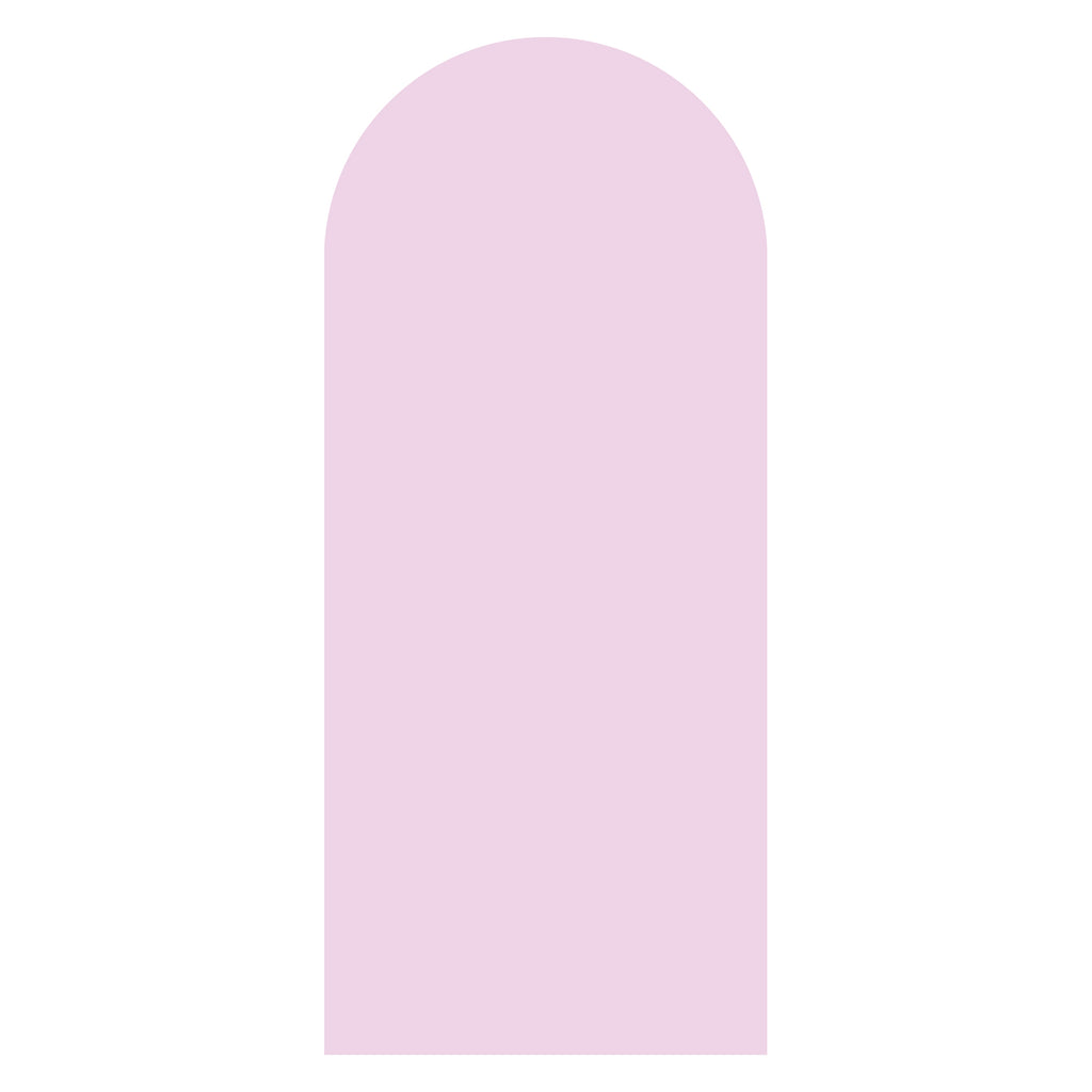 Baby pink arched backdrop sailboard