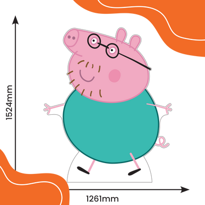 Peppa Pig Daddy Pig Cardboard Cutout