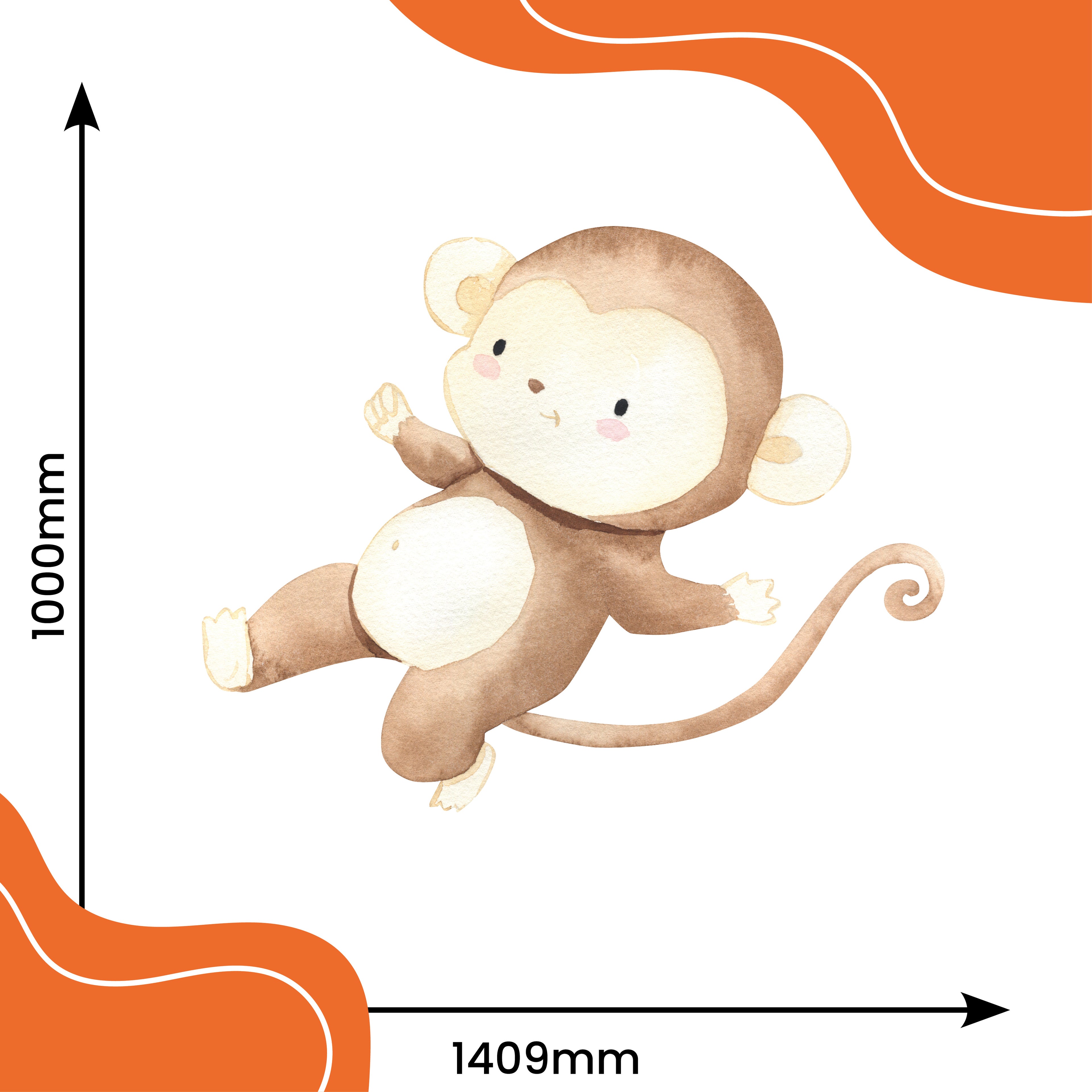 Monkey Cardboard Cutout