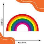 Rainbow Cardboard Cutout