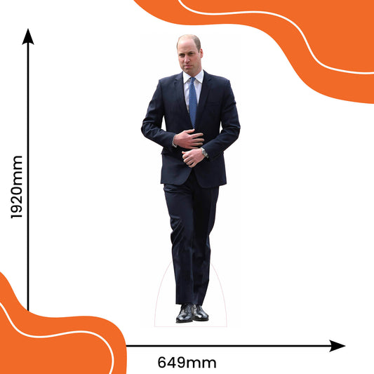 Prince William Life Size Cardboard Cutout