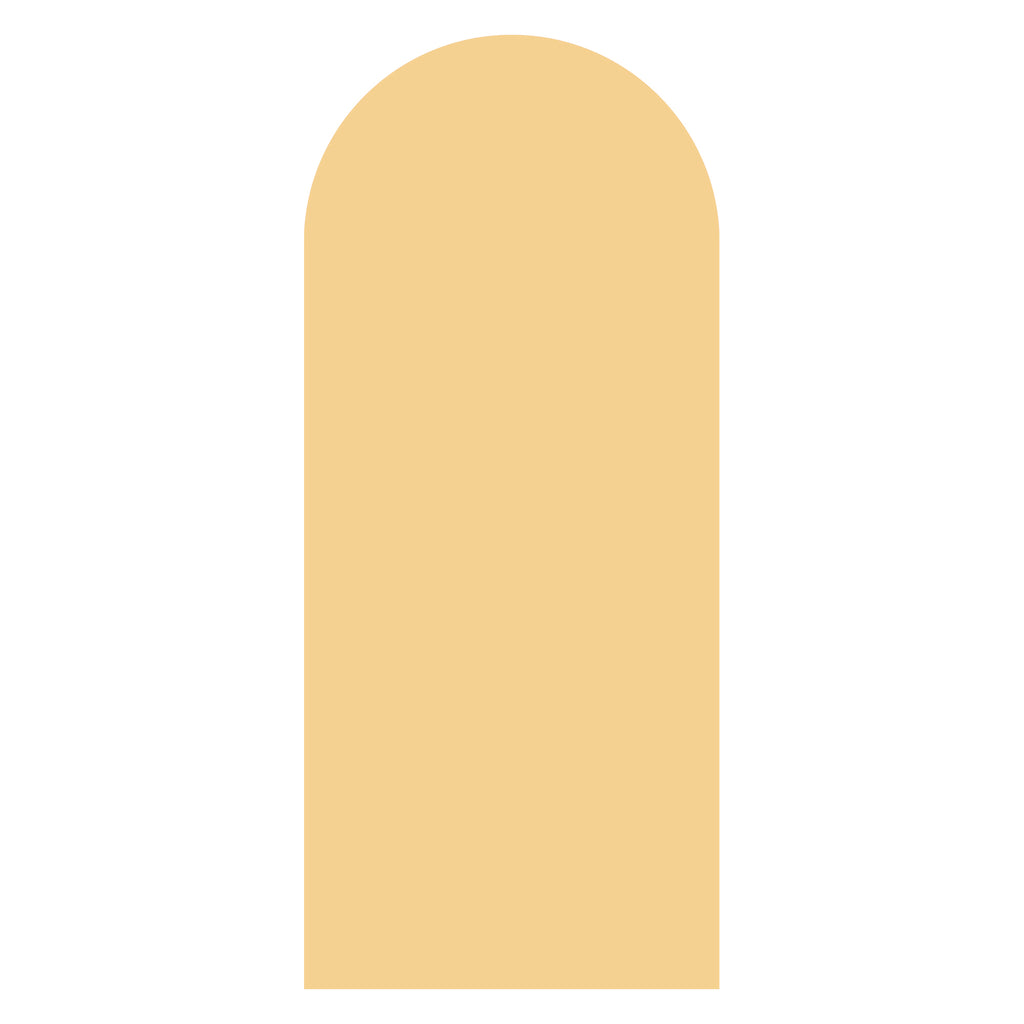 Custard cream arched backdrop sailboard