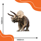 Large Triceratops Dinosaur Cardboard Cutout