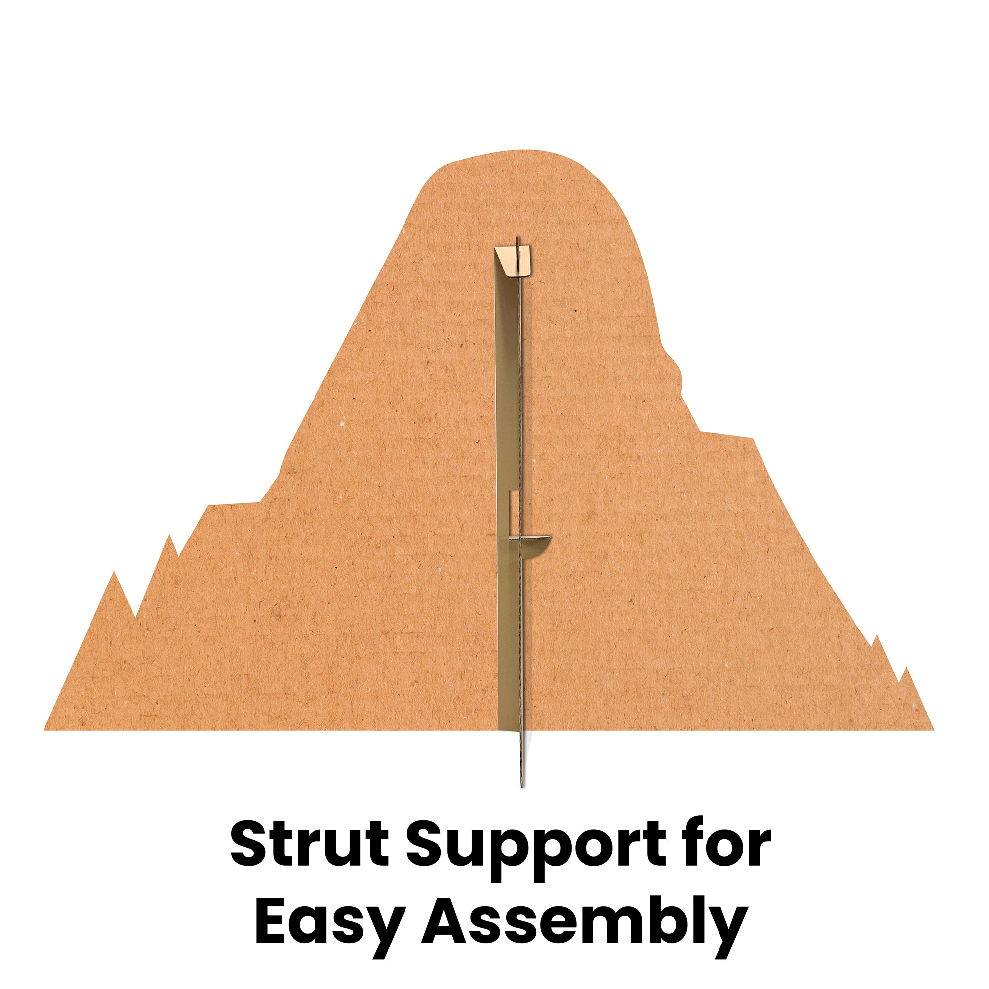 Large Volcano Cardboard Cutout