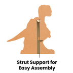Large Raptor Dinosaur Cardboard Cutout