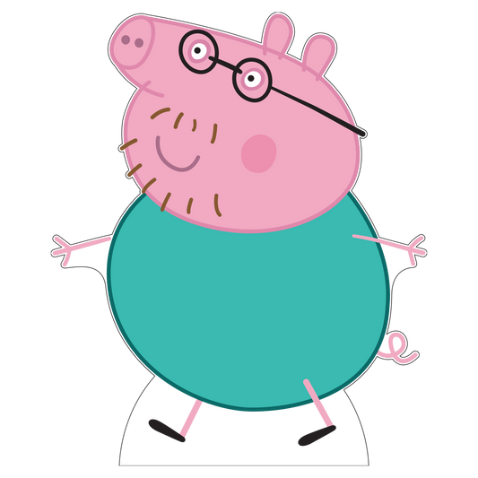 Peppa Pig Daddy Pig Cardboard Cutout