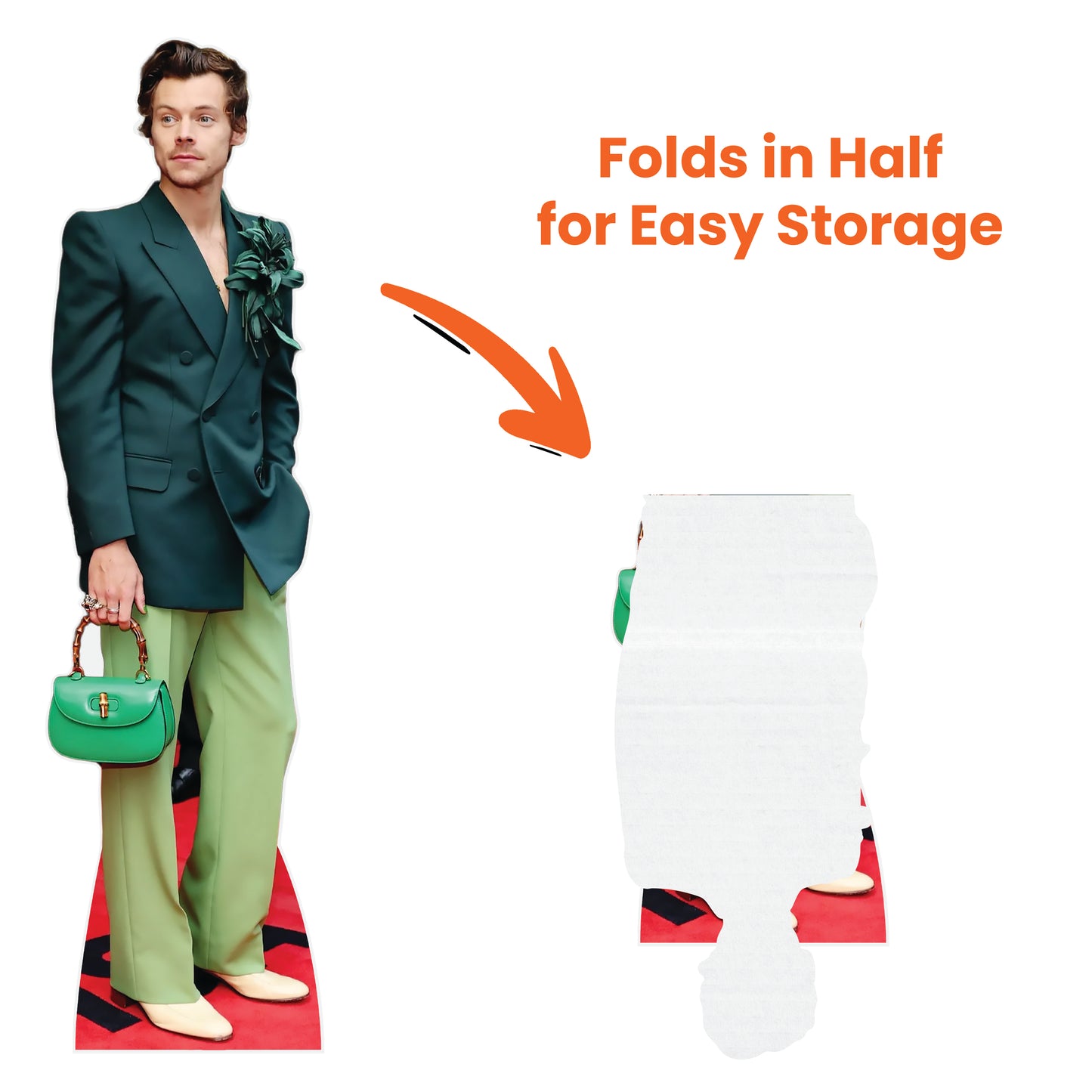 Harry Styles Green Suit Lifesize Cardboard Cutout
