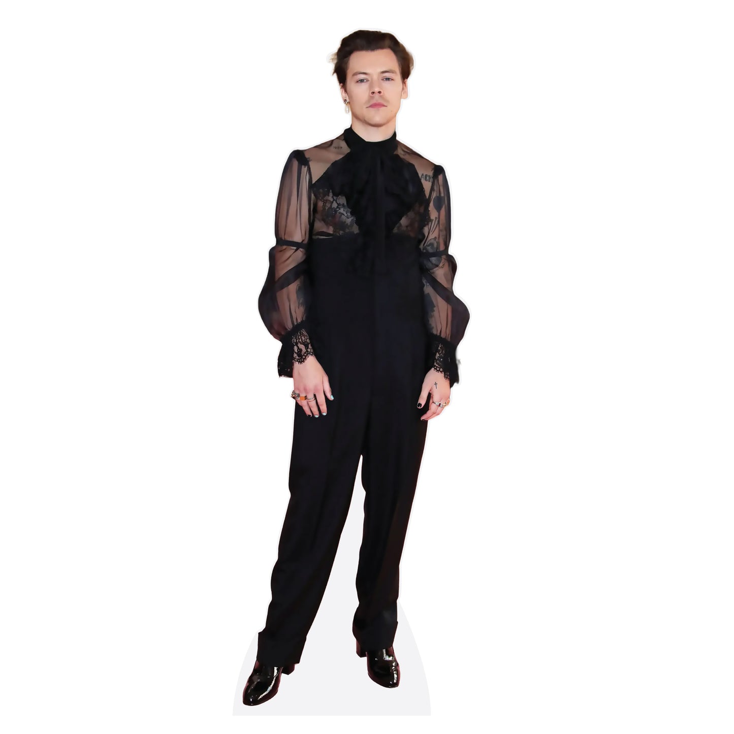 Harry Styles Mesh Top Lifesize Cardboard Cutout