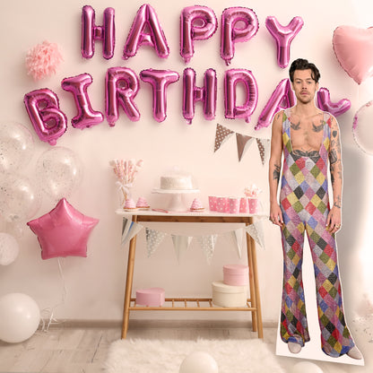 Harry Styles Rainbow Overalls Lifesize Cardboard Cutout