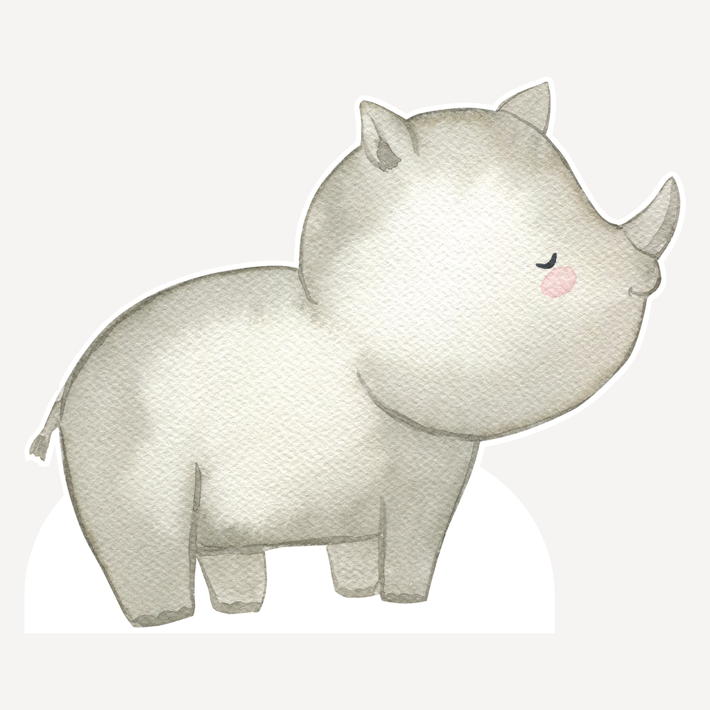 Rhino Cardboard Cutout