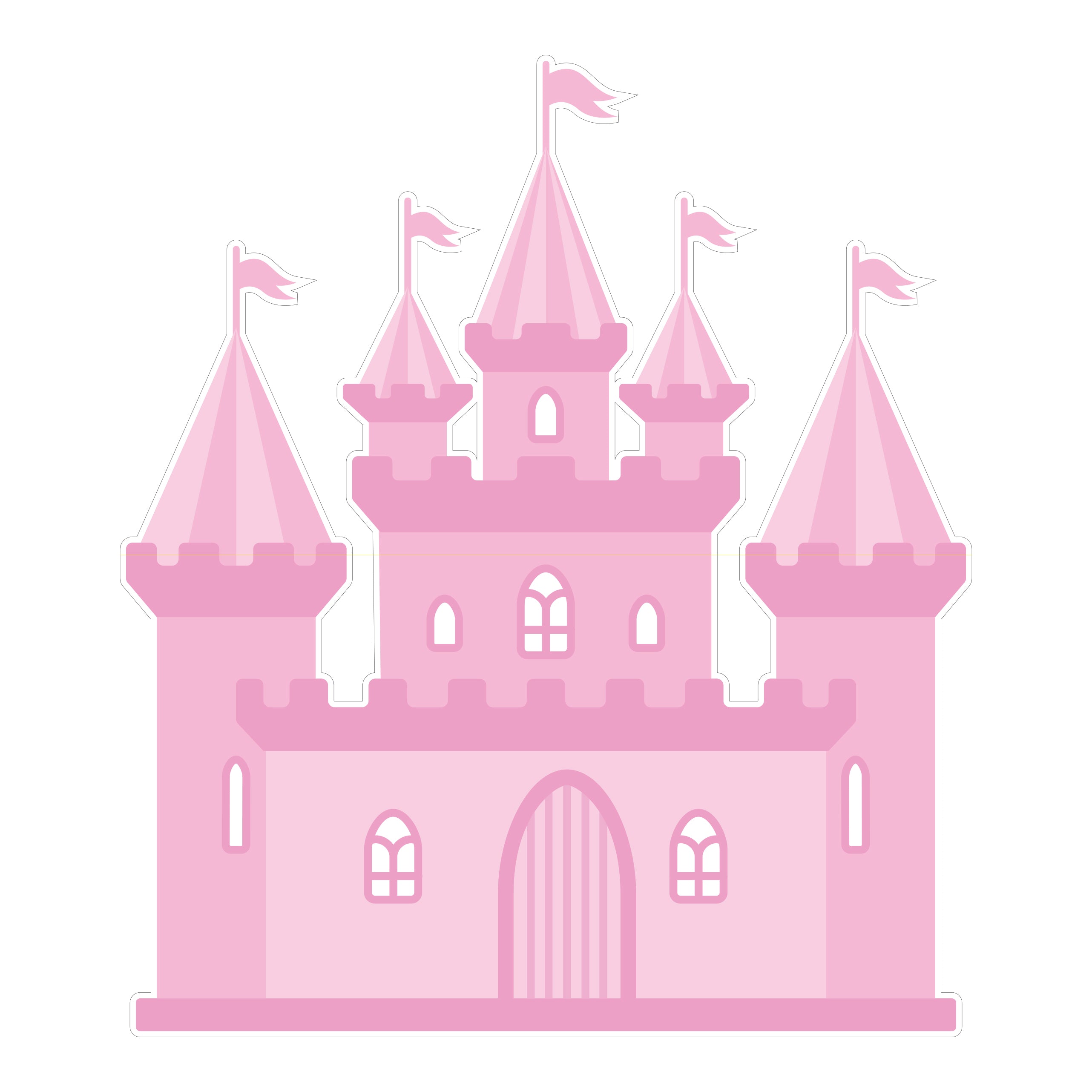 Princess Castle Cutout