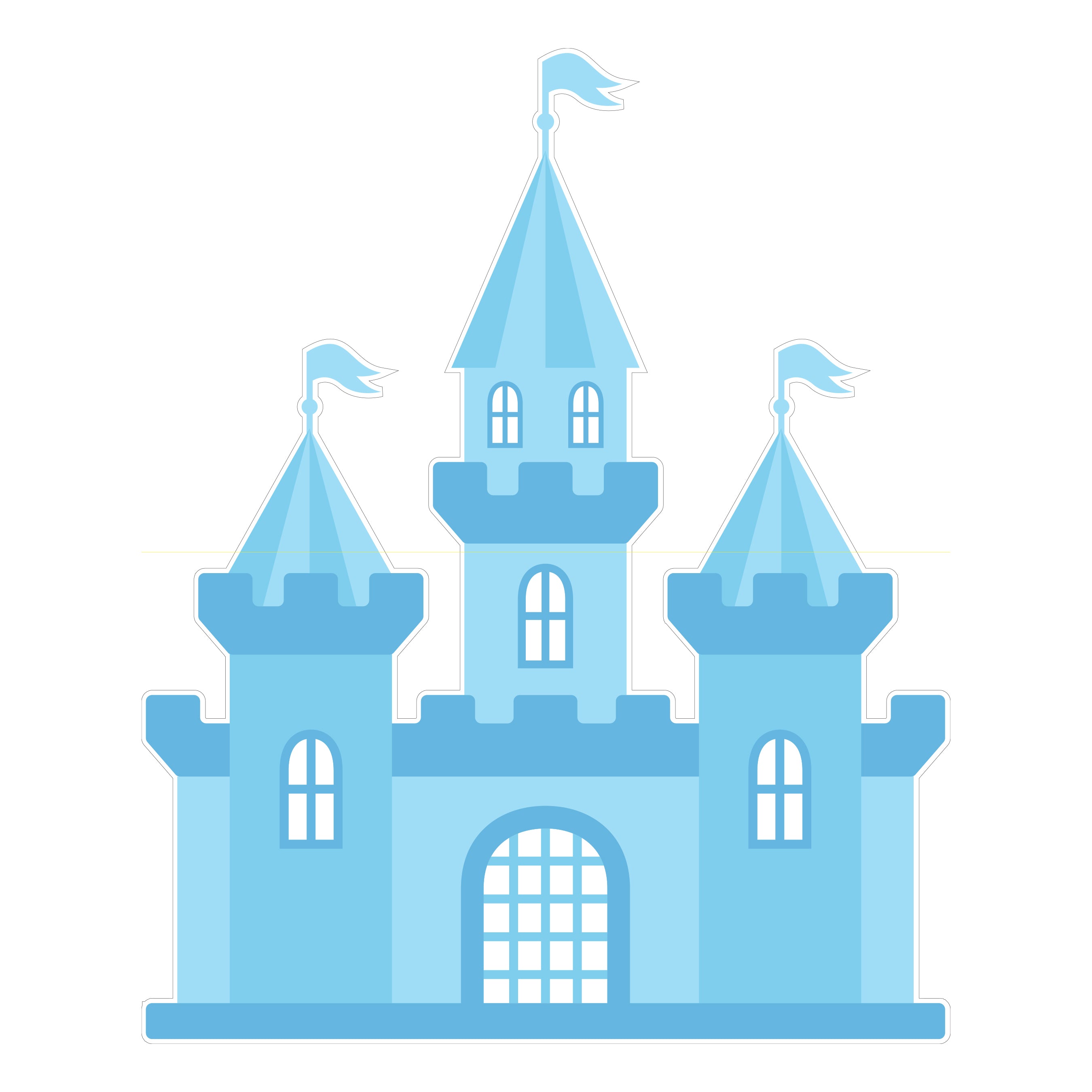 Princess Castle Cutout