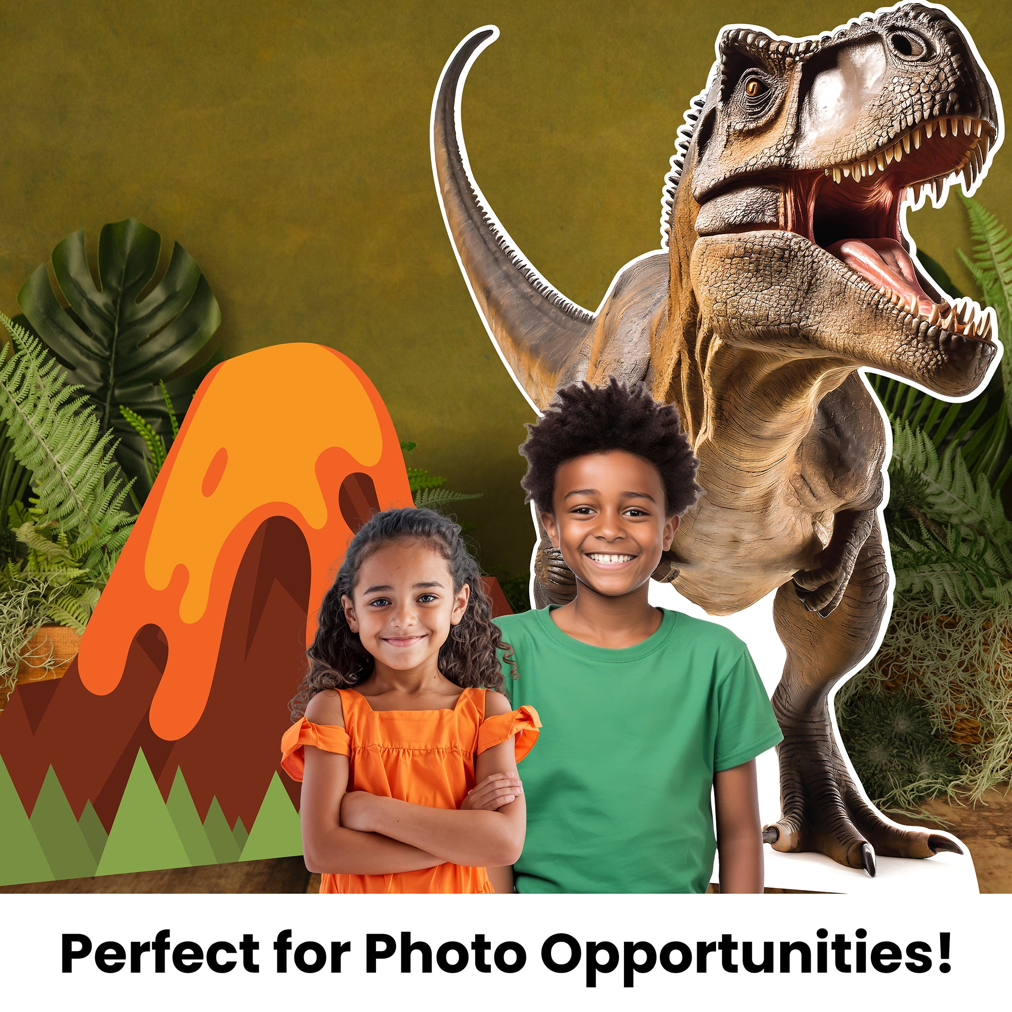 Large Volcano Cardboard Cutout