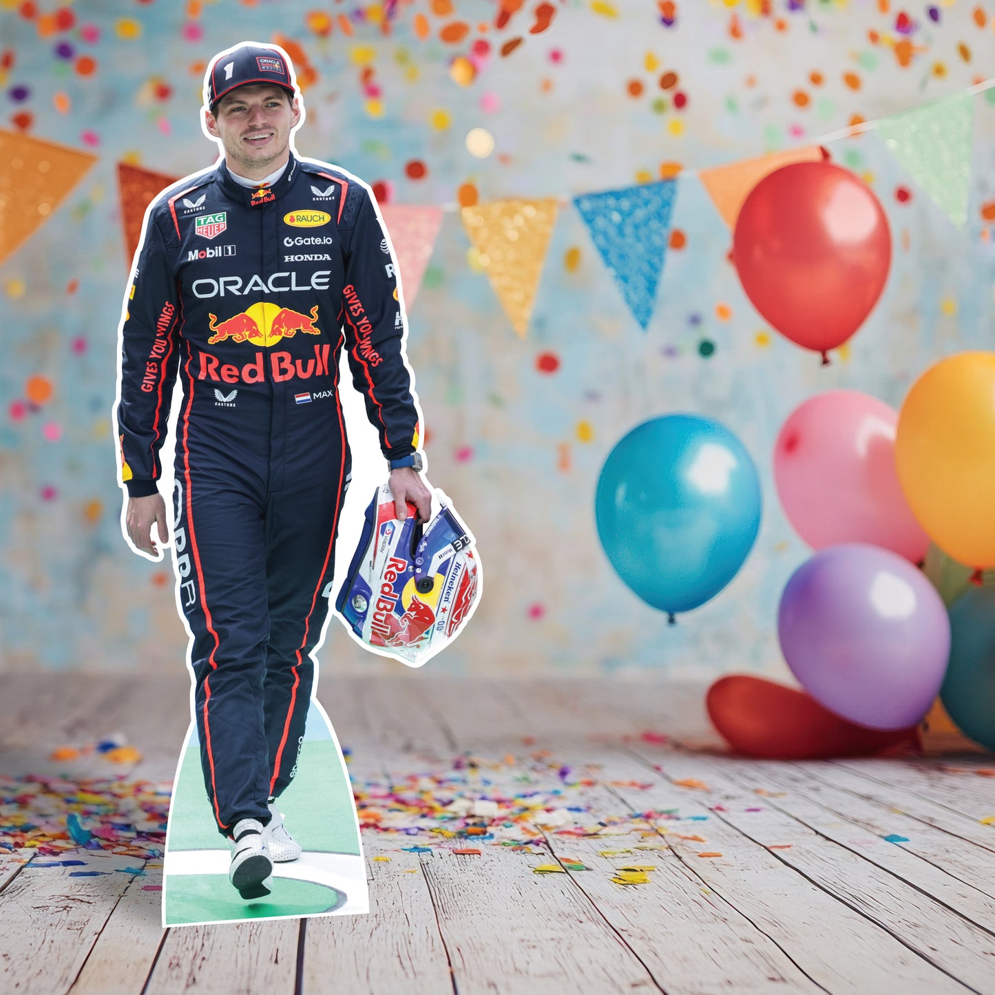 Max Verstappen Cardboard Cutout